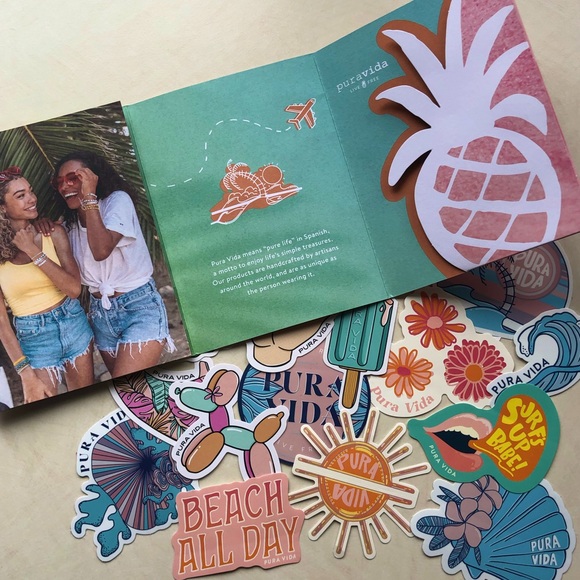 Pura Vida Sticker Pack - Picture 2 of 3